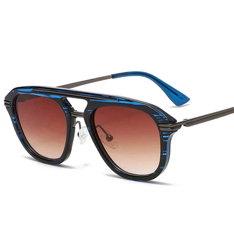 Square Sonnenbrille mit Doppelsteg – Produktansicht 1, UV400