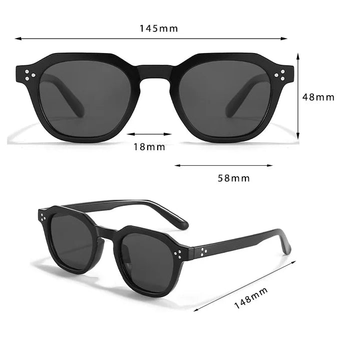 Ultraleichte Polarisierte Retro-Sonnenbrille – UV400