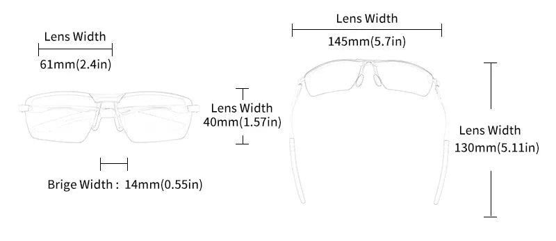 Ultraleichte Sonnenbrille – Polarisiert & UV400