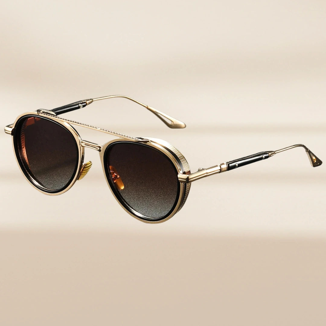 Vela Noir Sonnenbrille – Bernstein Verlauf, UV400