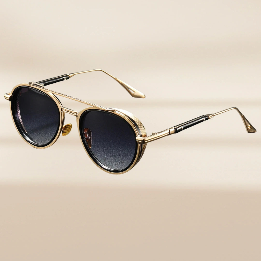 Vela Noir Sonnenbrille – Silbergrau Verlauf, UV400