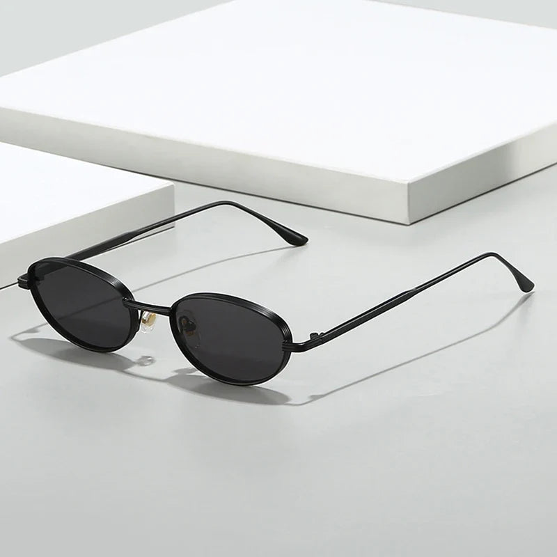 Vintage Oval Sonnenbrille – UV400