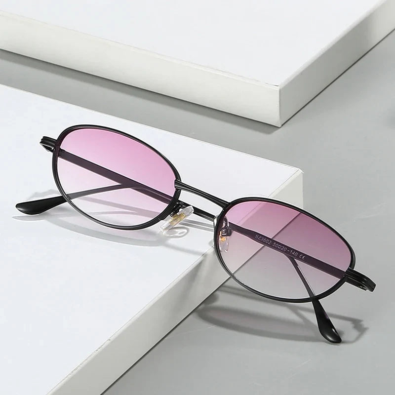 Vintage Oval Sonnenbrille – UV400