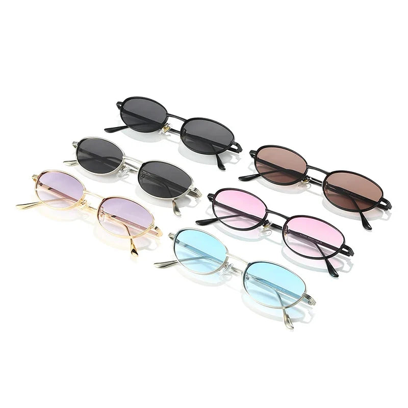 Vintage Oval Sonnenbrille – UV400