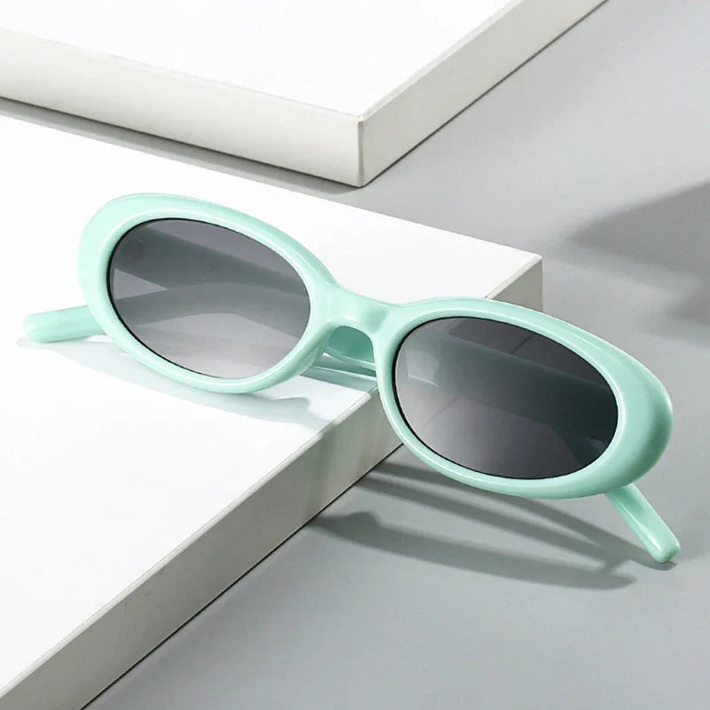 Vintage Oval Sonnenbrille – UV400