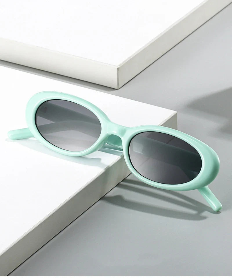 Vintage Oval Sonnenbrille – UV400