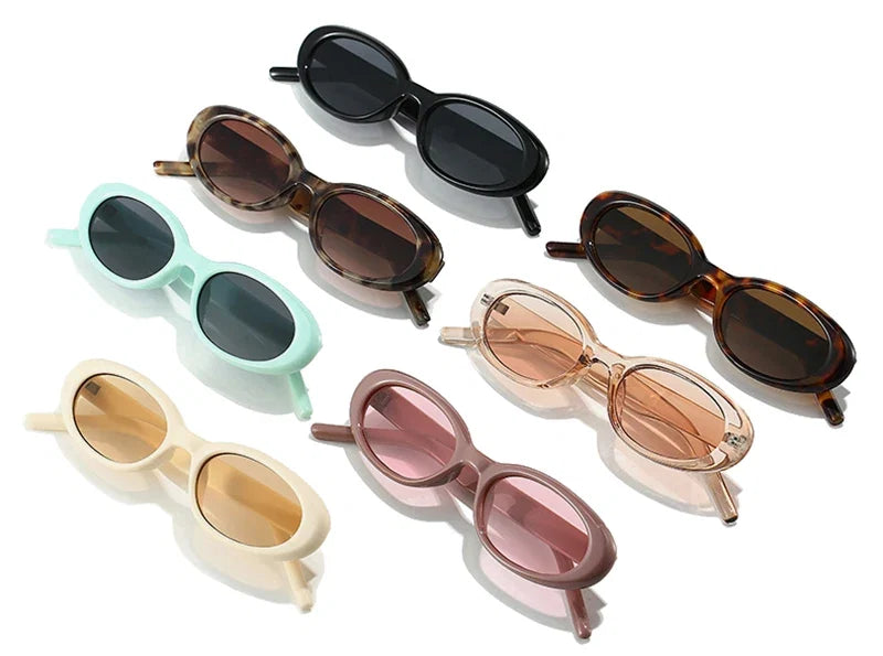 Vintage Oval Sonnenbrille – UV400