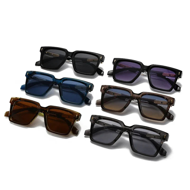 Vintage Square Sonnenbrille - UV400