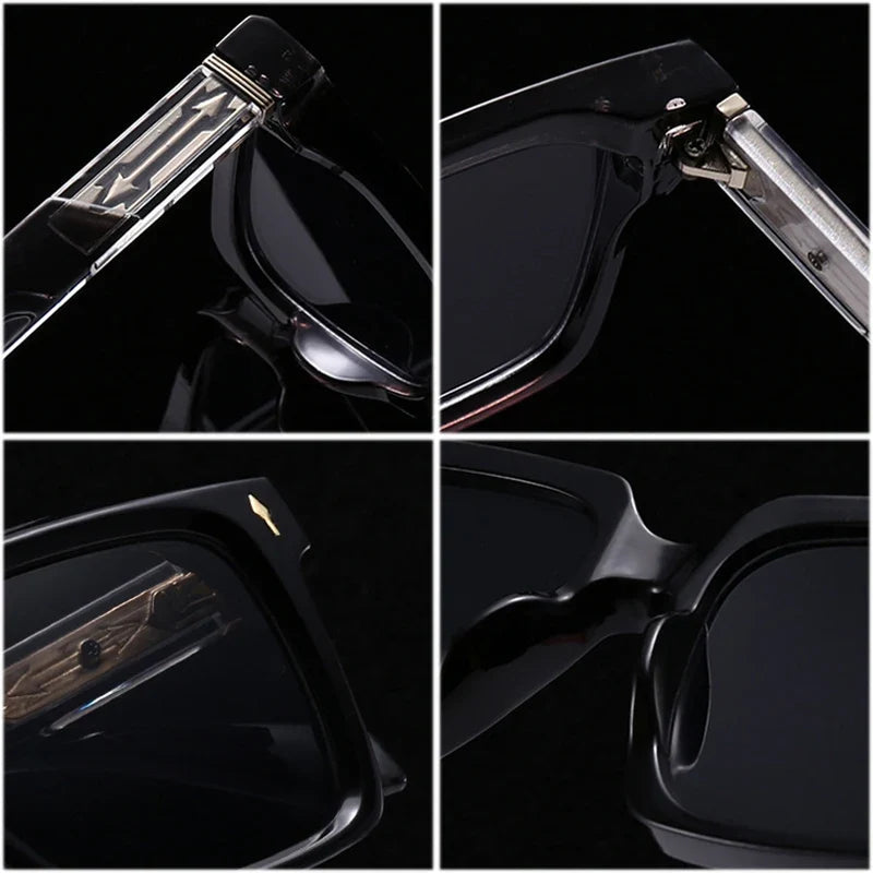 Vintage Square Sonnenbrille - UV400