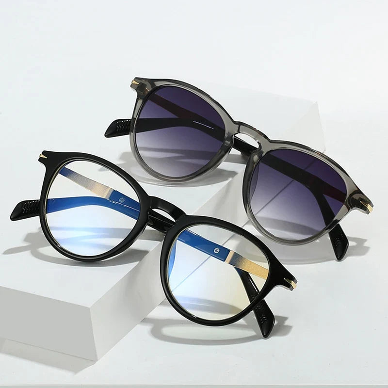 Zeitlose Round Sonnenbrille – UV400