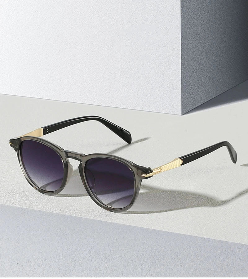 Zeitlose Round Sonnenbrille – UV400