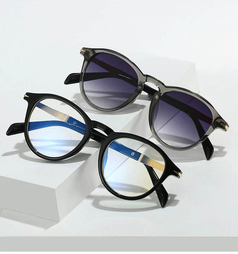 Zeitlose Round Sonnenbrille – UV400